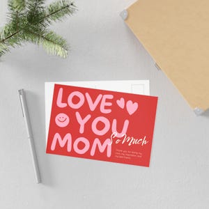 Je t'aime maman Cartes postales, Salutations sincères, Cartes de fête des Mères, Cartes de correspondance inspirantes, Impressions d'art uniques, Cadeaux pour maman