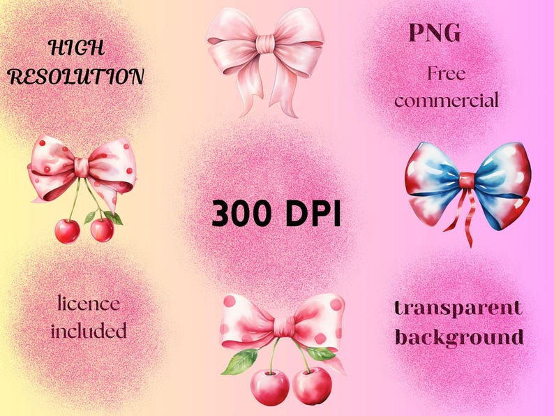 Cute PNG Clipart Bundle | 17 Kawaii Elements With Transparent ...