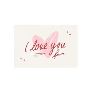 Romantic Postcards, Love Notes, Cute Card Set, Valentine's Day Gifts, Sweetheart Stationery, Relationship Keepsake