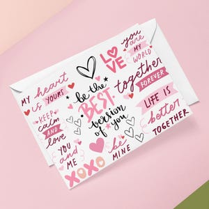 Questo biglietto di San Valentino unico nel suo genere è pensato per far sentire la persona amata e apprezzata.