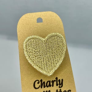 Golden Heart Brooch