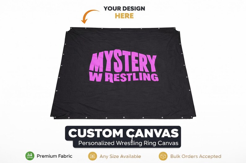 Custom Boxing and Wrestling Ring Canvas - Etsy