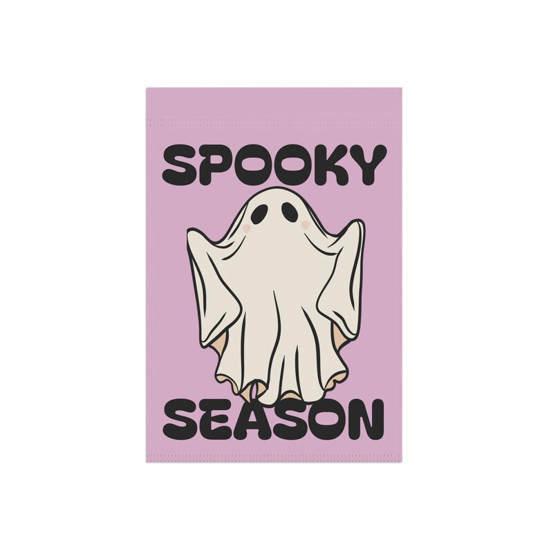Summerween Ghost Garden Banner: Pastel Halloween Outdoor Decor image 5