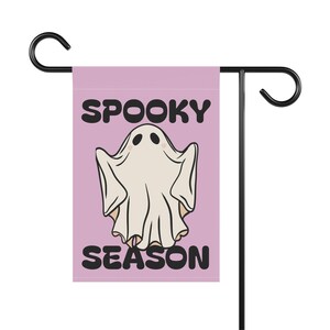 Summerween Ghost Garden Banner: Pastel Halloween Outdoor Decor image 6