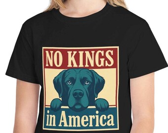 Youth Activist Tee: No Kings in America - Ring Spun Cotton