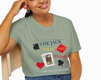 Camiseta personalizable del Euchre Card Club, regalo de juego de cartas