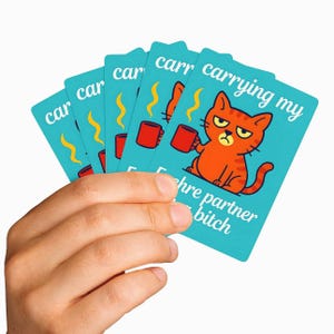 Euchre Card Deck: Funny Saying, Game Night Gift