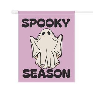 Summerween Ghost Garden Banner: Pastel Halloween Outdoor Decor image 8