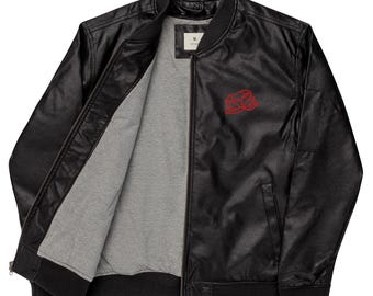 ジャケット・アウター vintage learher bomber jacket black Mens Black Soft Real Leather Vintage Collar Bomber Style Biker