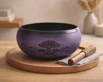 Extra Loud - Mushroom Singing Bowl - Purple Haze, powerful soul tool