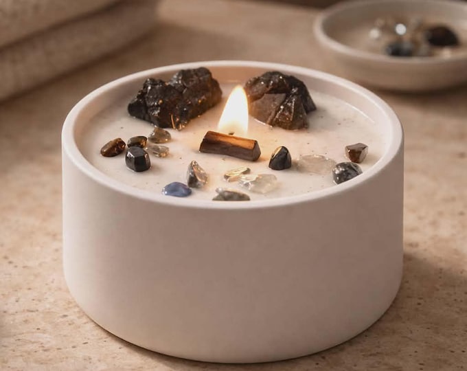 Chakra Crystal Candles - Root Chakra Fair Trade