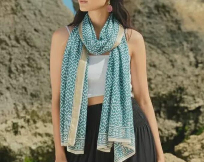 Printed cotton scarf/sarong mixed (5)