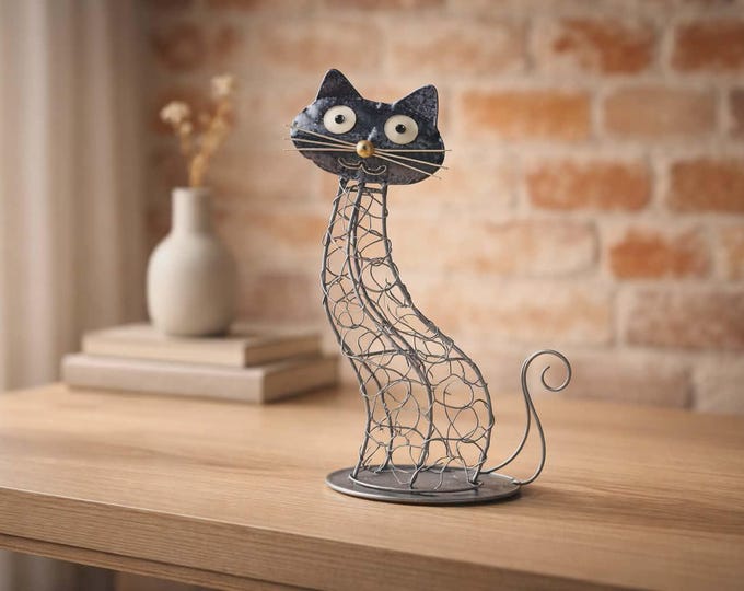 Open Ironwork Cat [22 cm]
