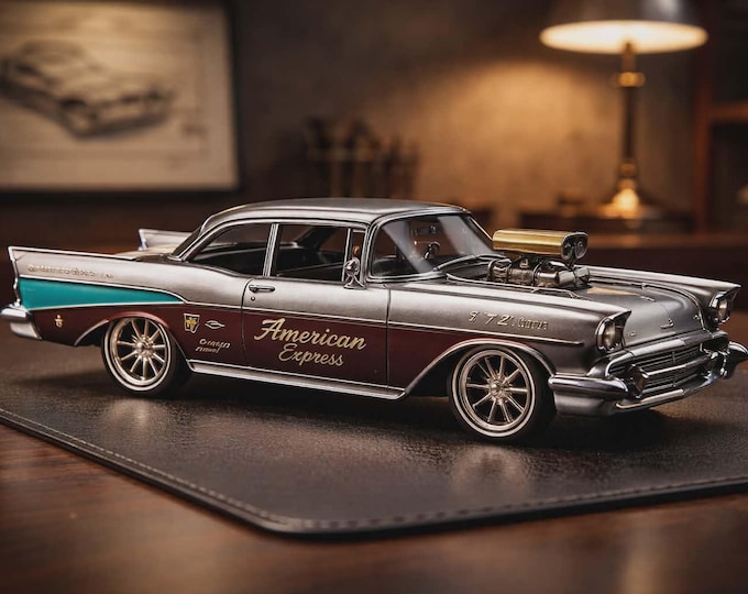 50s Car - Polished Metal 33cm