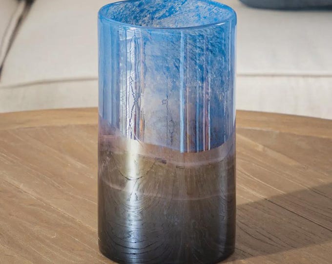 Dwalin Hand-Blown Vase Cobalt, 22 x 12 x 12cm
