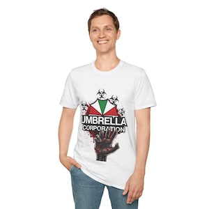 Resident Evil Umbrella Corporation T-Shirt | Zombie Hand & Logo Tee | Gaming Horror Apparel | Unique Fan Gift