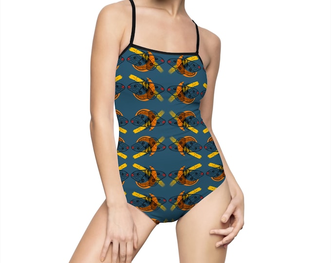 Colorful Butterfly Women's One-Piece Swimsuit
