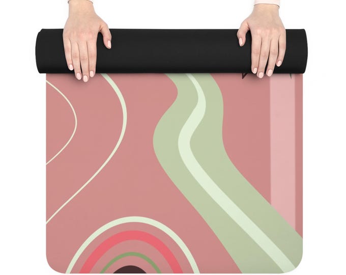 Eco-friendly yoga mat - I know my worth