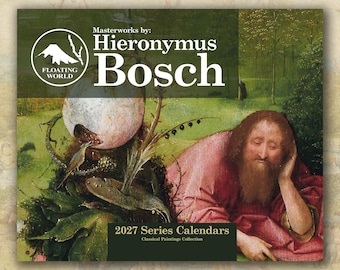 Hieronymus Bosch 2027 Wall Calendar, Renaissance Paintings, (11"x8.5" & 14"x11.5")