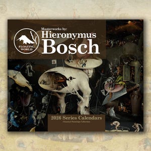 Hieronymus Bosch 2026 Wall Calendar, Classical Paintings, Vintage Fantasy Art for Home and Office, (11&quot;x8.5&quot; & 14&quot;x11.5&quot;)