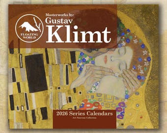 グスタフ・クリムト 2026年壁掛けカレンダー、アール・ヌーヴォー絵画、家庭やオフィスに最適なヴィンテージアート（11インチ×8.5インチ＆14インチ×11.5インチ）