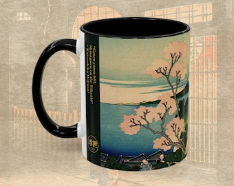 Hokusai Ukiyo-E Art Mug, Goten-yama-hill, Shinagawa Print