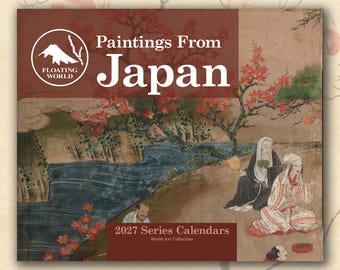 Paintings From Japan 2027 Wall Calendar, (11"x8.5" & 14"x11.5")