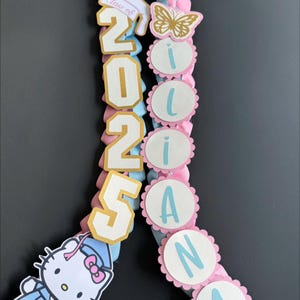 Tk Kindergarten Lei Werbung Geschenk Lei Senior Nacht Geschenk Lei Geflochtenes Band Lei Abschlussband Lei graduierte Lei 2025, Abschlussfeier