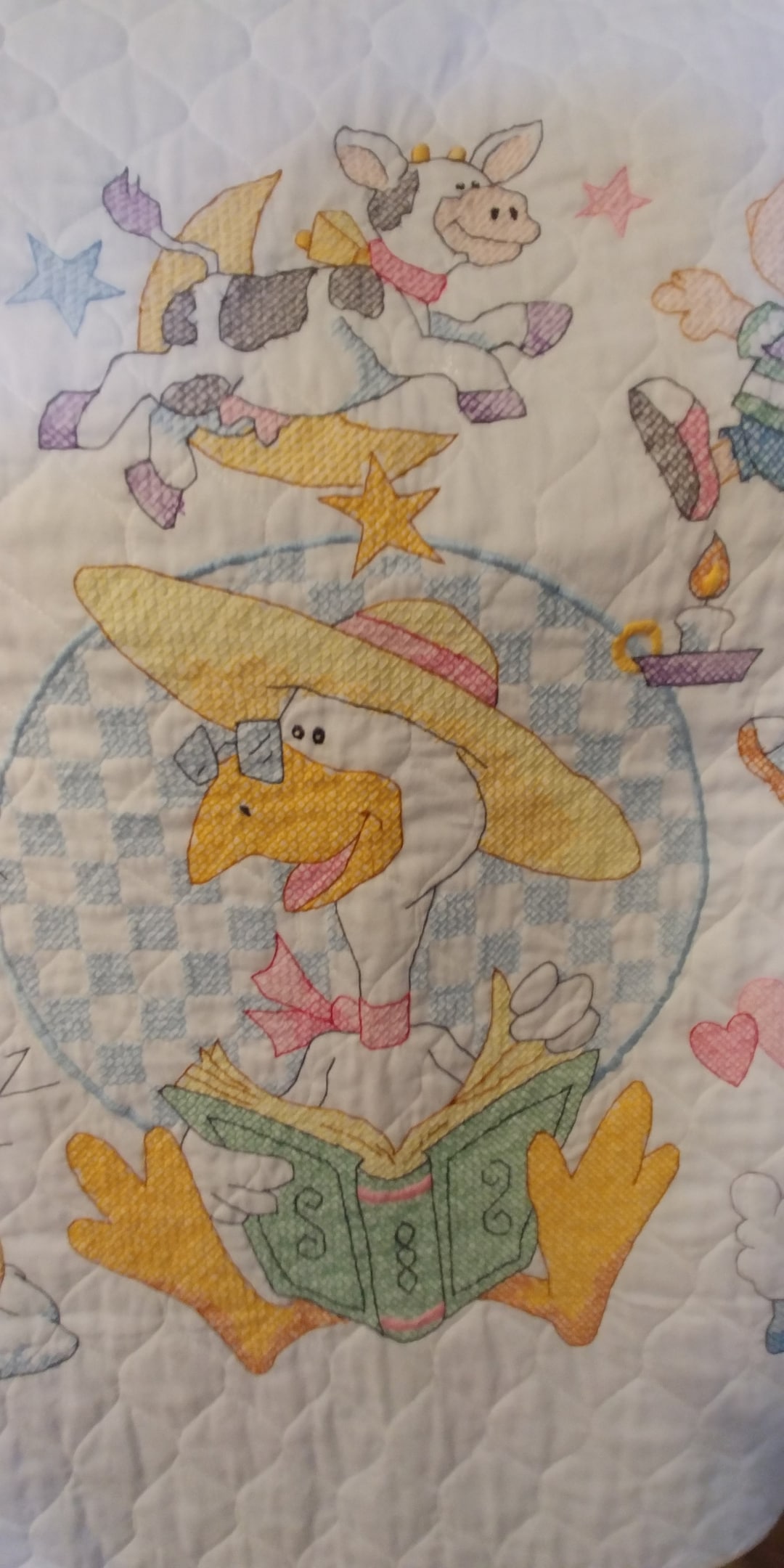 Mother Goose Baby Quilt Etsy