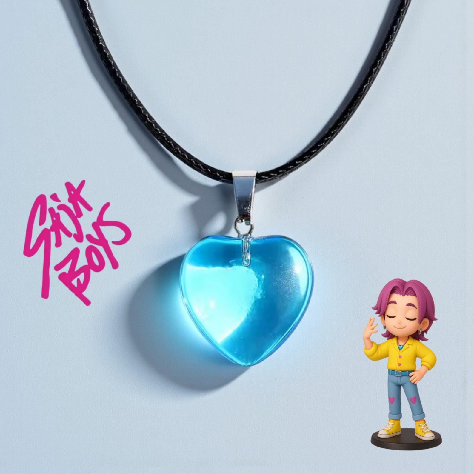 Romance Saja Kpop Demon Necklace, Anime Demon Necklace, Gift for