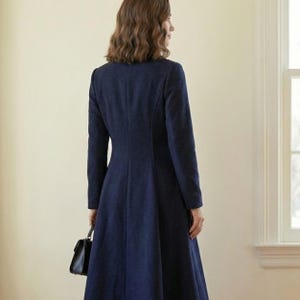 Fit & Flare Coat Sewing Pattern: Women’s Lined Button-Front Midi Jacket (PDF Download, XXS-5XL) image 8