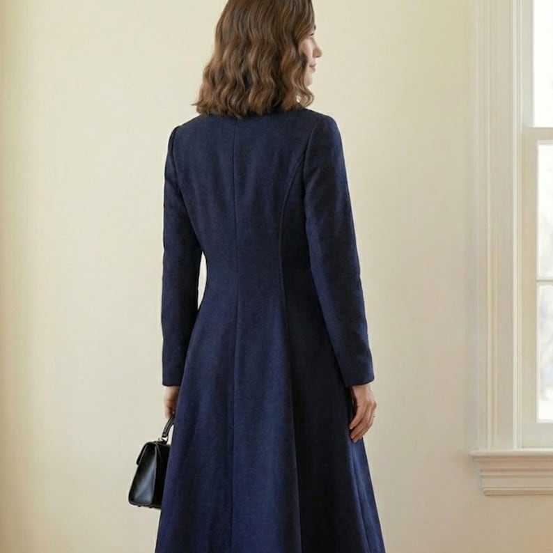 Fit & Flare Coat Sewing Pattern: Women’s Lined Button-Front Midi Jacket (PDF Download, XXS-5XL) image 8