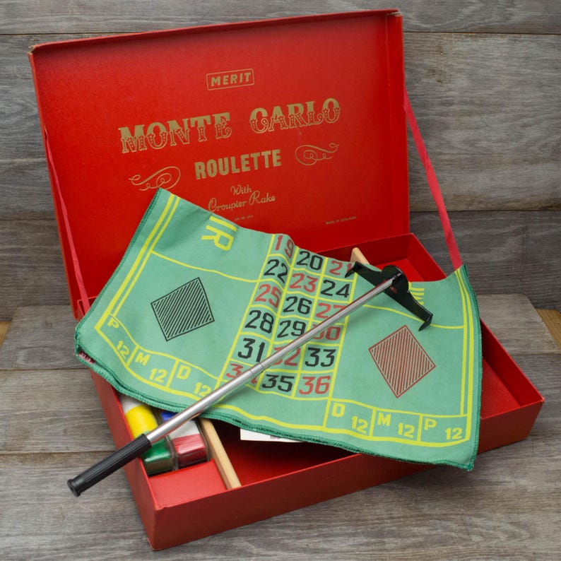 Merit Roulette Set Vintage Roulette Wheel, Merit Games, Circa Mid Century. - Etsy UK