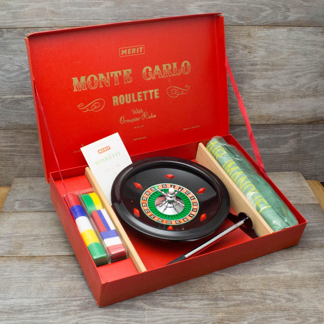 Merit Roulette Set Vintage Roulette Wheel, Merit Games, Circa Mid Century. - Etsy UK