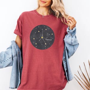 Vintage shirt kanker sterrenbeeld, T-shirt Celestial Cancer, oversized T-shirt, astrologie, horoscoop, verjaardag, cadeau voor haar, compatibiliteit sterrenbeeld