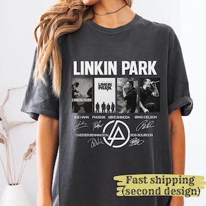 Linkin Park Shirt,Vintage Rock Tee With Album Art&Signatur,Linkin Park From Zero World Tour 2025 Shirt,Linkin Park Concert,Linkin Park Merch