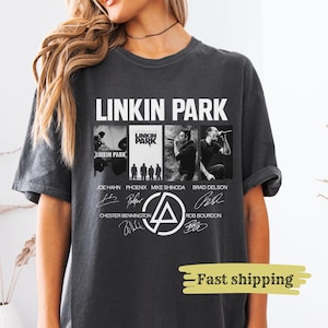 Linkin Park Shirt,Vintage Rock Tee With Album Art&Signatur,Linkin Park From Zero World Tour 2025 Shirt,Linkin Park Concert,Linkin Park Merch