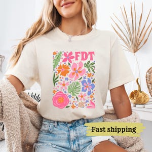 Subtle Anti Trump Protest Shirt,Anti Trump Gift,F*ck Trump Flower Shirt,Democrat Feminist Shirt,Political Protest Tee,FDT Shirt,Anti Maga