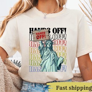 Hands Off Protest Shirt, Defend Public Lands, Medicare Social Security, Political Hands Off Protest, Environmental Rights Shirt, Free Speech