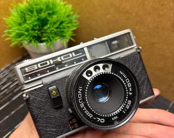 Sohol フィルムカメラ INDUSTAR-70 ビンテージフィルム写真カメラ Sokol オートマチックレンズ Industar