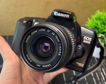 カメラ Canon EOS 3000 クォーツ 日付、動作中、人気のデジタルカメラ、Canonカメラ、カメラ、初心者とプロ向け、コンパクト
