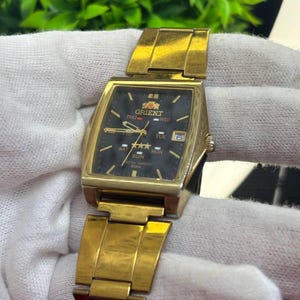 Working ORIENT watches, collectible, antique, Orient wristwatches, retro, popular watches, men's watches from the USSR, mechanical, compact