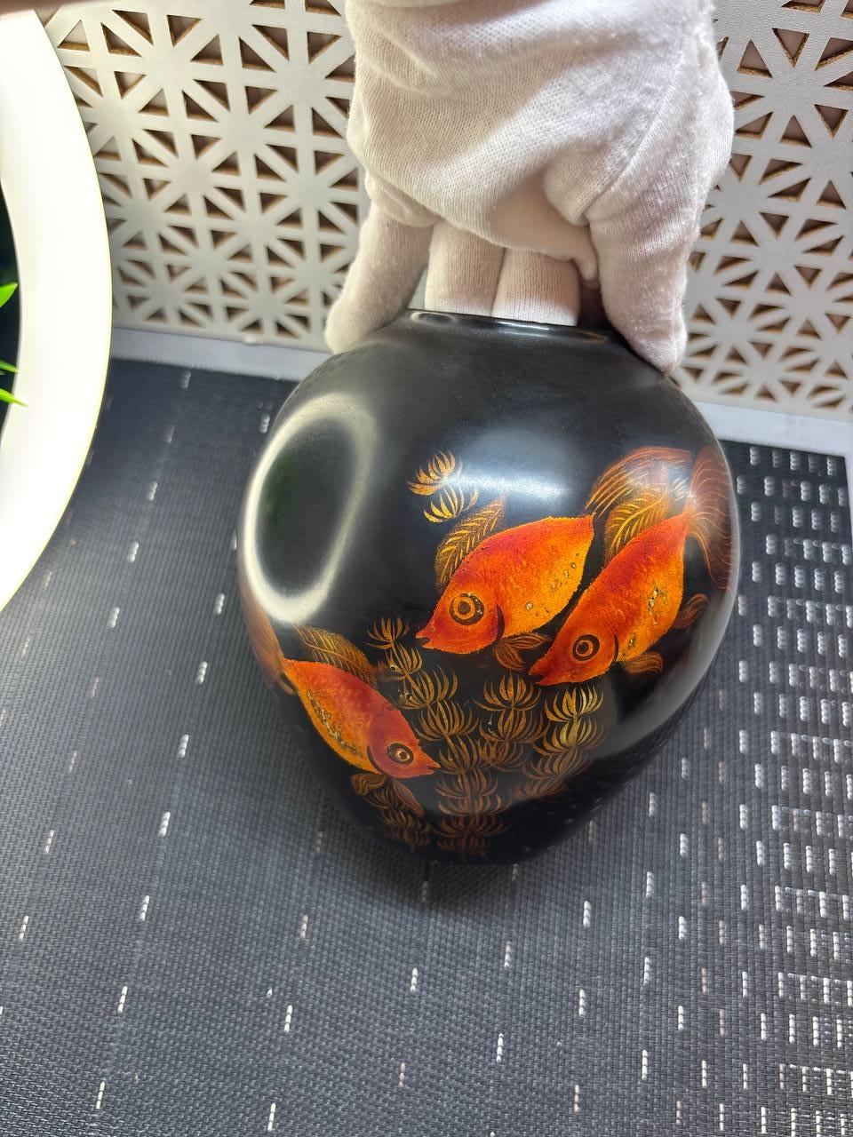 Asian Goldfish Vase - Etsy