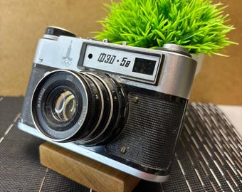 Working film camera,Camera Fed 5B,Vintage Soviet,camera for photographer,camera with Lens Industar,Olympic Camera made in USSR,copy Leica