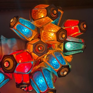 Soviet Christmas tree lights, for Christmas, festive decorations from the USSR,Soviet New Year, Christmas, Lanterns string lights,decoration