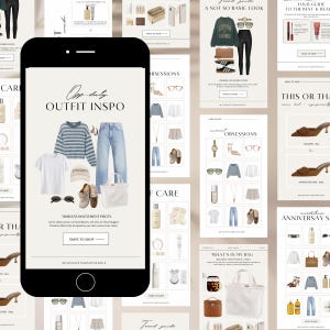 10 Editable Canva LTK Instagram Stories Templates, LTK Fashion Canva Template, Instagram story Canva Template, blogger Ltk Product Catalog