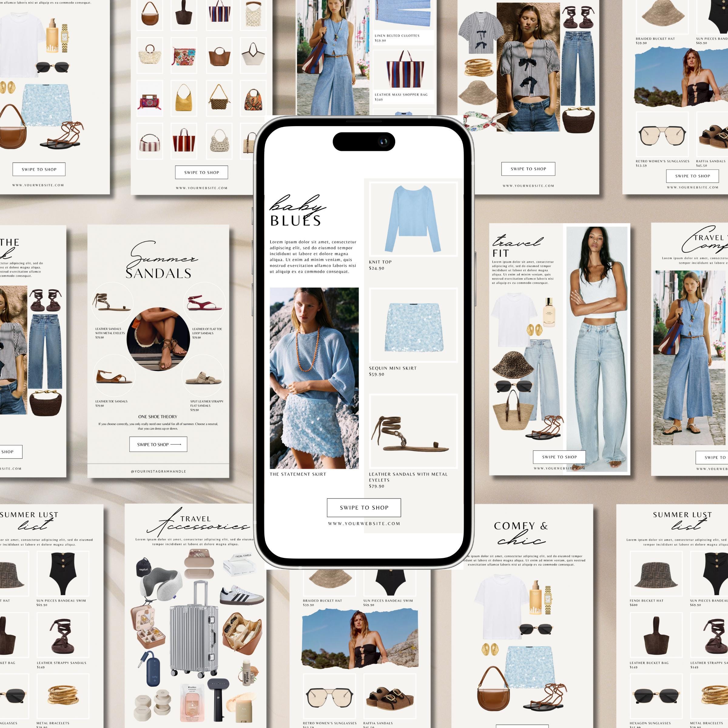 10 Editable Canva LTK Instagram Stories Templates, LTK Fashion Canva ...