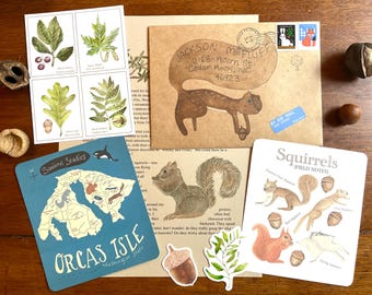 Squirrel Snail Mail Letter- "Take Only What You Need" - Free Personalization