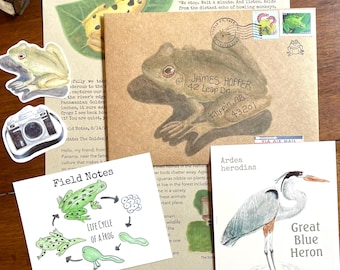 Frog Snail Mail Letter - “Listen” - Free Personalization