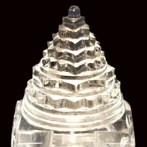 Natural Quartz Shree Yantra: Lab Certified Crystal Yantra (100 gms)